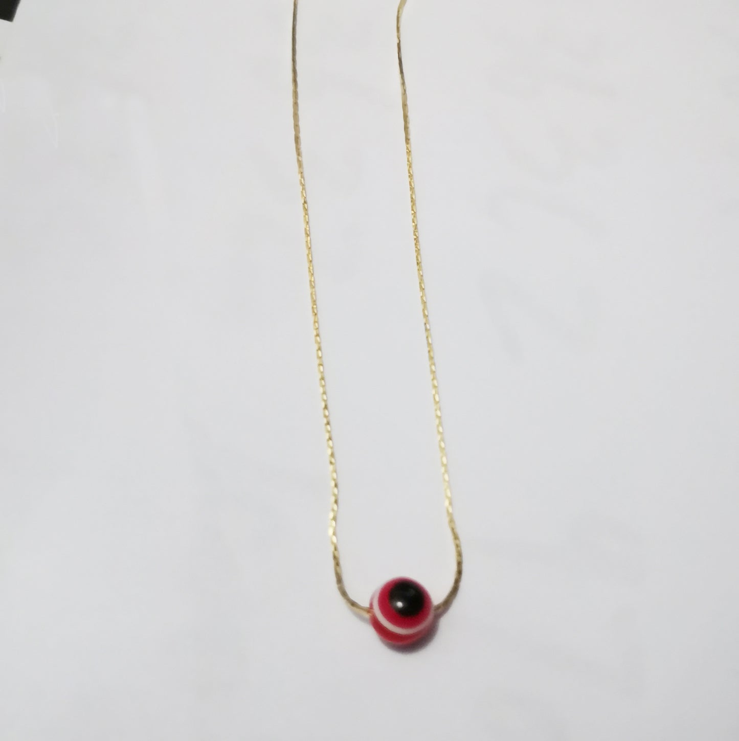 Resin evil eye gold chain necklace neck chain