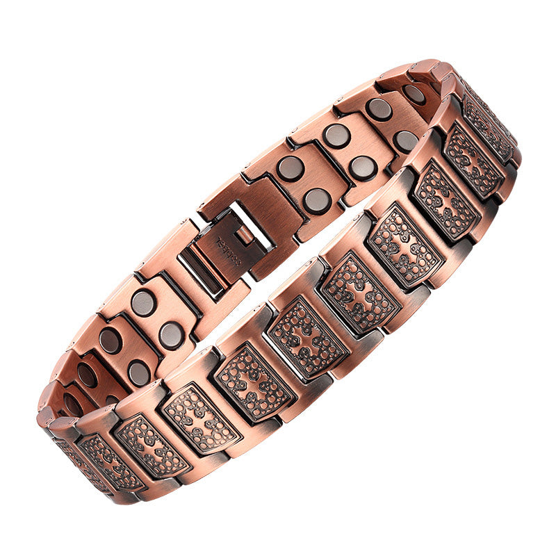 Copper Bracelet, Magnetic Bracelet, Cross Bracelet