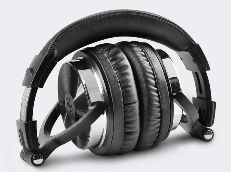 Headphones With Head Mounted Wired Sound Card Monitor