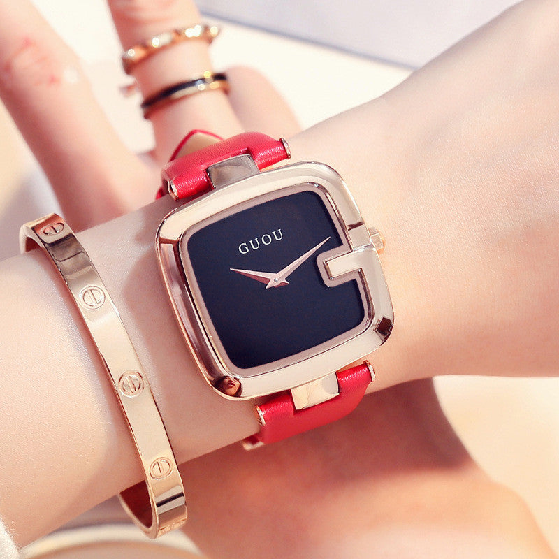 Square bracelet watch