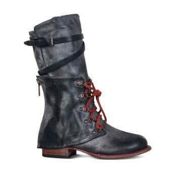 Square heel low heel mid tube knight boots women 40-43