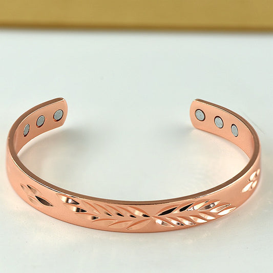 Magnetic AZTEC copper bracelet